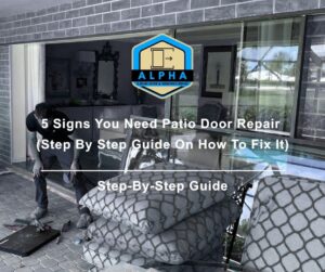 How to fix sliding doors