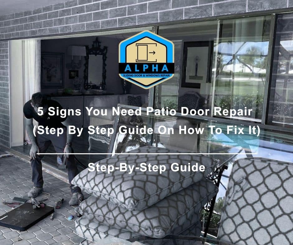 How to fix sliding doors