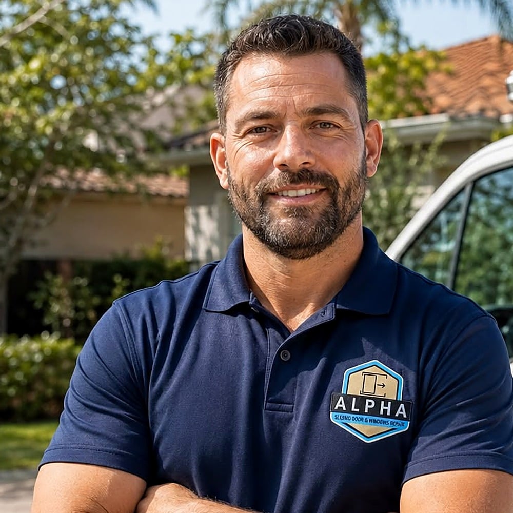 Ben Wilder, owner and lead technician of Alpha Sliding Doors, Florida sliding glass door and window repair